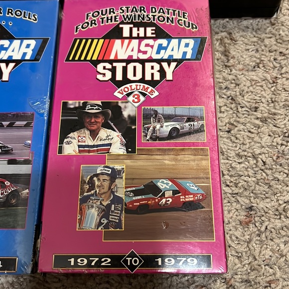 Nascar Media The Nascar Story Volumes 4 And 5th Anniversary Vhs